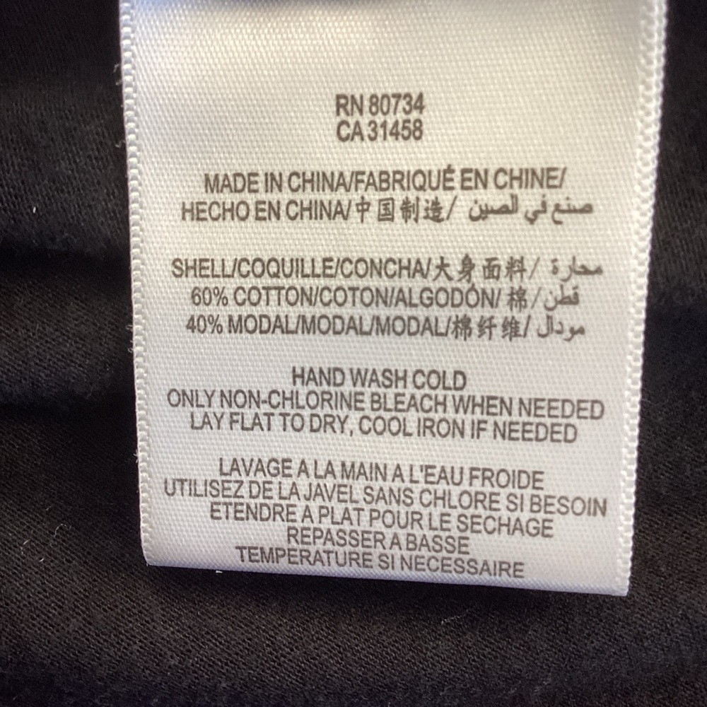 BCBGMaxAzria Black Tank Top with Silver Chain Embellishments Sz S - Picture 7 of 12